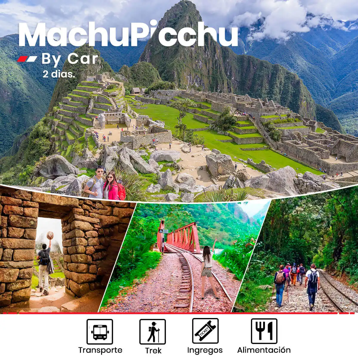 Tour MachuPicchu by car 2 dias wa.me/51964265060