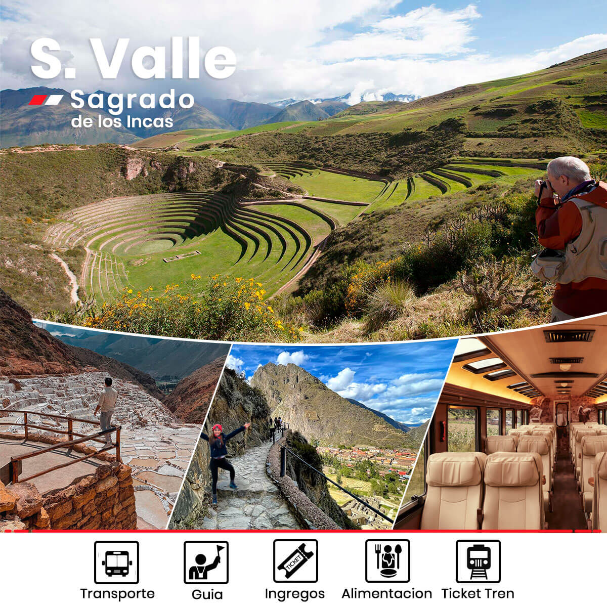 Tour super Valle Sagrado de los incas con Tren wa.me/51964265060