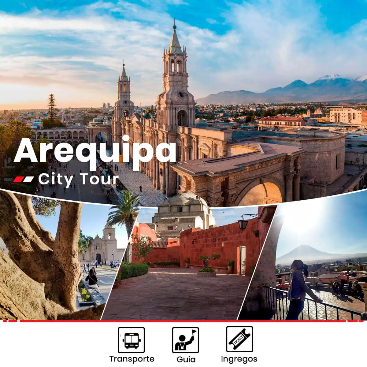 City tour en la Ciudad blanca de Arequipa wa.me/51964265060